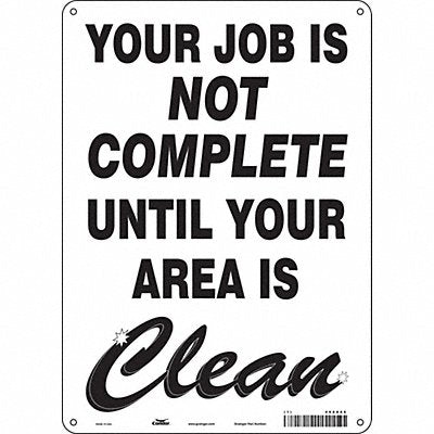Safety Sign 10 14 0.055 Thickness