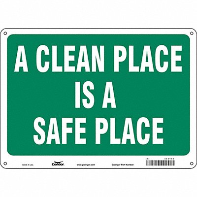 Safety Sign 14 10 0.055 Thickness