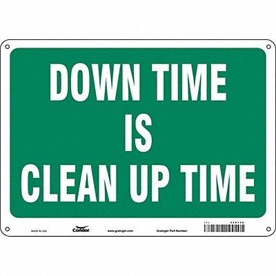 Safety Sign 14 10 0.055 Thickness