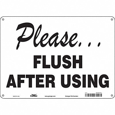 Safety Sign 14 10 0.055 Thickness