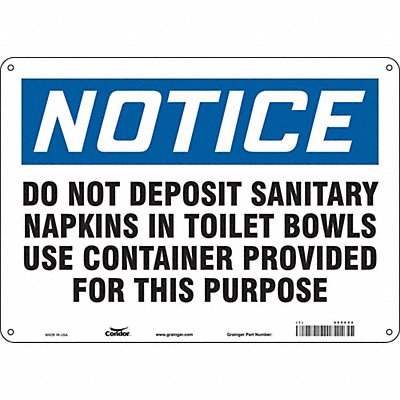 Safety Sign 14 10 0.055 Thickness