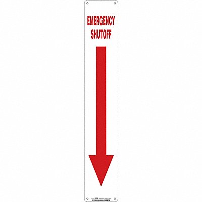 Safety Sign 4 W 24 H 0.032 Thickness