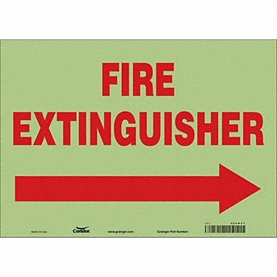 Safety Sign 14 W 10 H 0.010 Thickness
