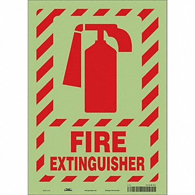 Safety Sign 10 W 14 H 0.010 Thickness