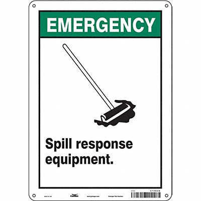 Safety Sign 10 W x 14 H 0.055 Thick