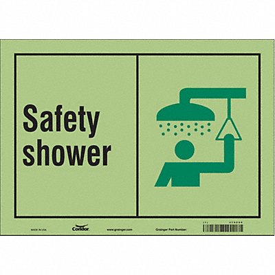 Safety Sign 14 W x 10 H 0.010 Thick