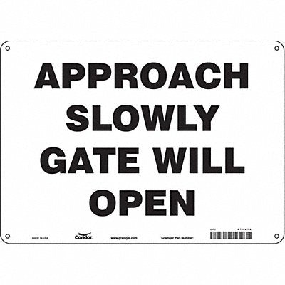 Safety Sign 14 W x 10 H 0.055 Thick