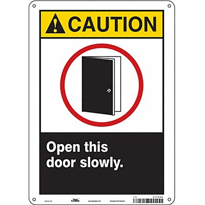 Safety Sign 10 W x 14 H 0.055 Thick