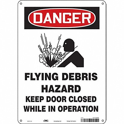Safety Sign 10 W x 14 H 0.055 Thick