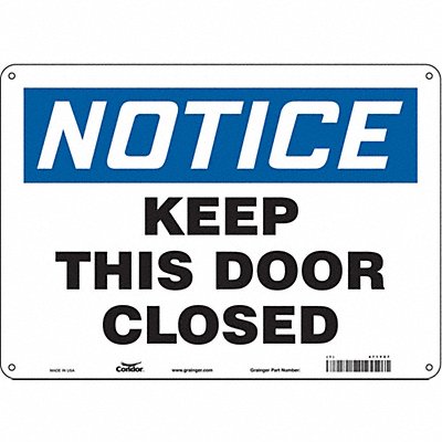 J6997 Safety Sign 14 W x 10 H 0.055 Thick