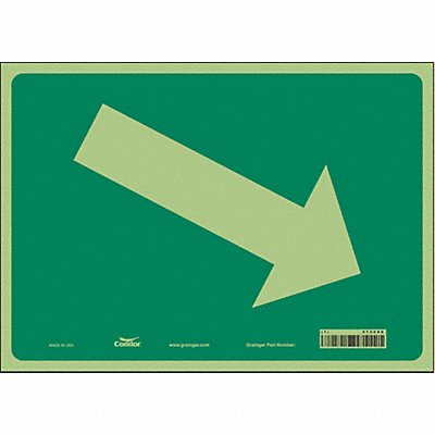 Safety Sign 14 W 10 H 0.010 Thickness