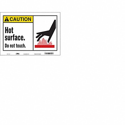 Danger Sign 14 W x 10 H 0.004 Thick