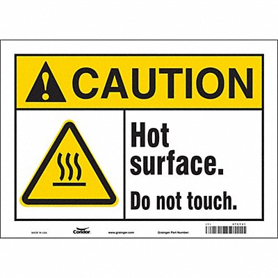 Danger Sign 14 W x 10 H 0.004 Thick