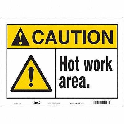 Danger Sign 14 W x 10 H 0.004 Thick