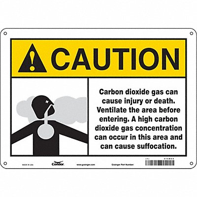 Chemical Sign 14 W 10 H 0.032 Thick