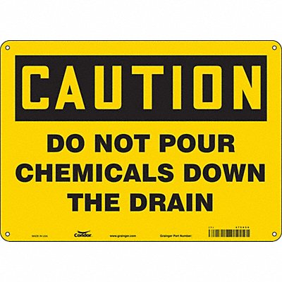 Chemical Sign 14 W 10 H 0.032 Thick