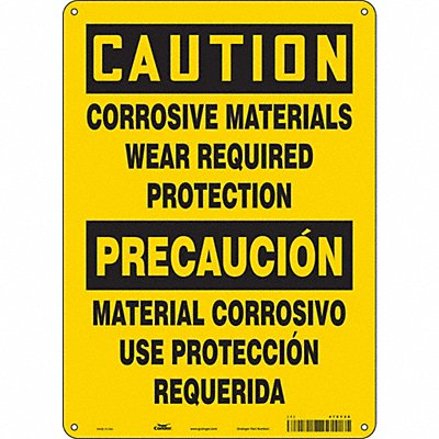 Chemical Sign 10 W 14 H 0.032 Thick