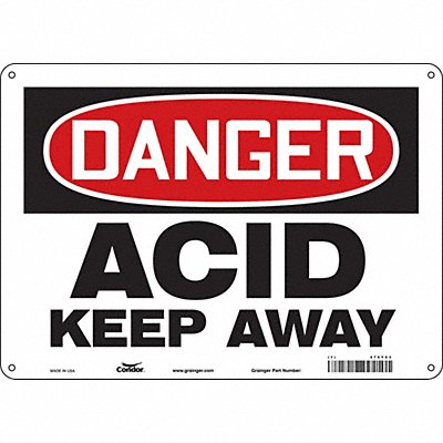 Chemical Sign 14 W 10 H 0.032 Thick