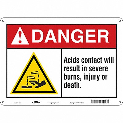 Chemical Sign 14 W 10 H 0.032 Thick