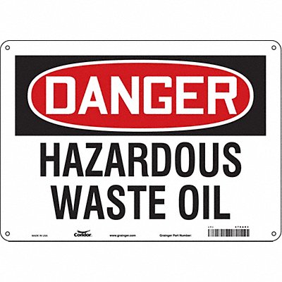 Chemical Sign 14 W 10 H 0.032 Thick