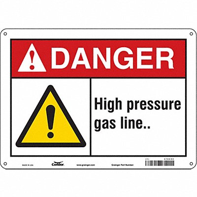 Chemical Sign 14 W 10 H 0.032 Thick