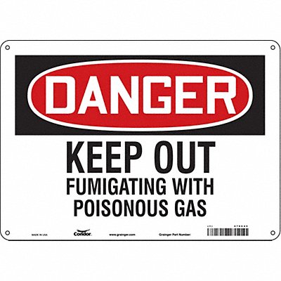 Chemical Sign 14 W 10 H 0.032 Thick