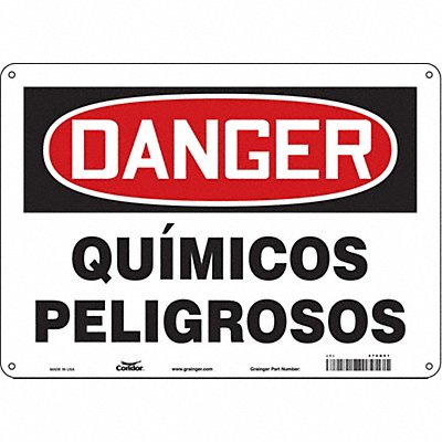 Chemical Sign 14 W 10 H 0.032 Thick