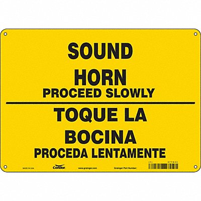 Safety Sign 14 Wx10 H 0.055 Thickness