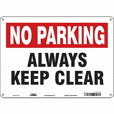 Safety Sign 14 W 10 H 0.055 Thickness