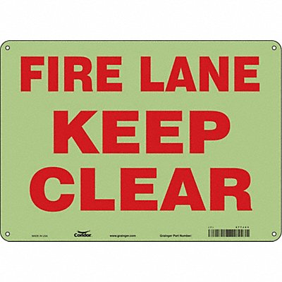 Safety Sign 14 W 10 H 0.010 Thickness