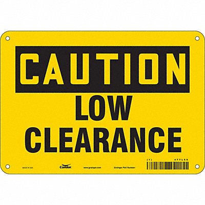 Traffic Sign 10 W 7 H 0.032 Thickness