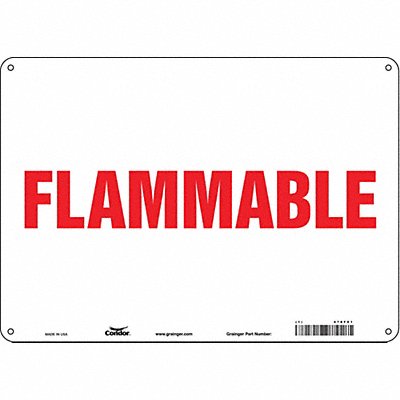 Danger Sign 14 Wx10 H 0.032 Thickness