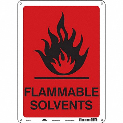 Danger Sign 10 Wx14 H 0.032 Thickness