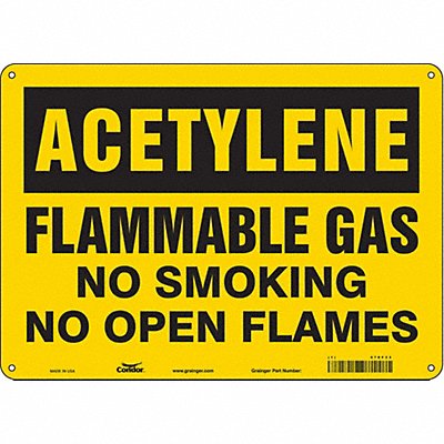 Danger Sign 14 Wx10 H 0.032 Thickness