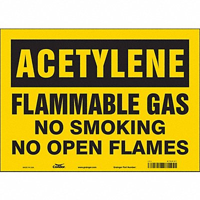 Danger Sign 14 Wx10 H 0.004 Thickness