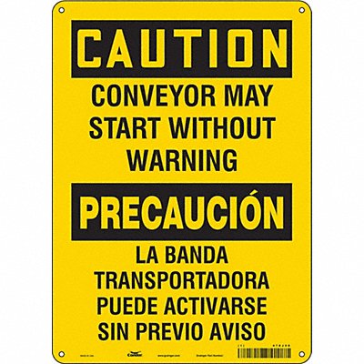 Safety Sign 10 Wx14 H 0.055 Thickness