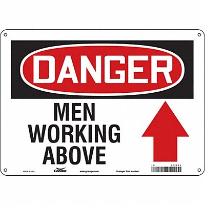 Safety Sign 14 W 10 H 0.055 Thickness