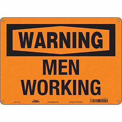 Safety Sign 14 W 10 H 0.055 Thickness
