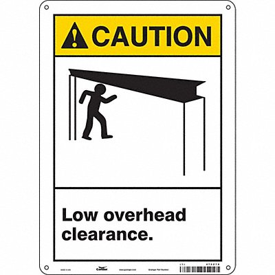 Safety Sign 10 Wx14 H 0.055 Thickness