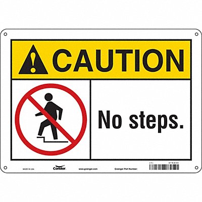 Safety Sign 14 Wx10 H 0.055 Thickness