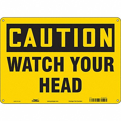 Safety Sign 14 Wx10 H 0.055 Thickness