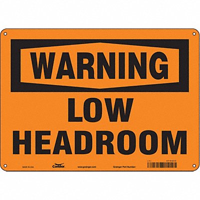 Safety Sign 14 W 10 H 0.055 Thickness