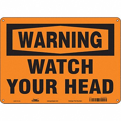 Safety Sign 14 W 10 H 0.055 Thickness