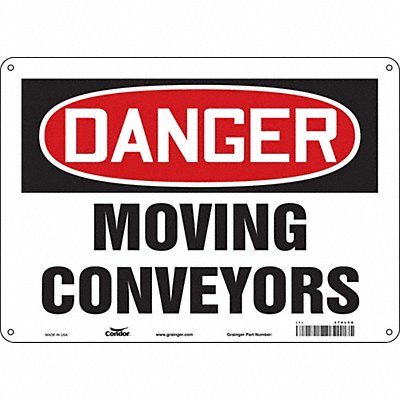 Safety Sign 14 W 10 H 0.055 Thickness