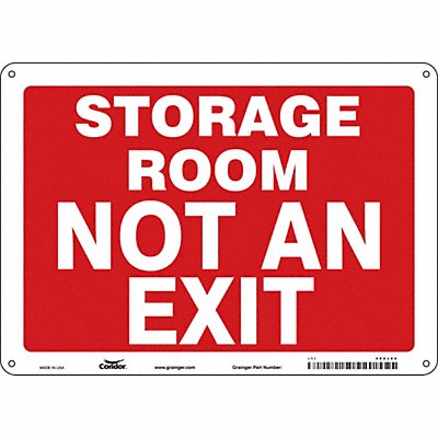 Safety Sign 14 Wx10 H 0.055 Thickness
