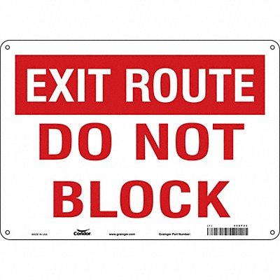 Safety Sign 14 Wx10 H 0.055 Thickness