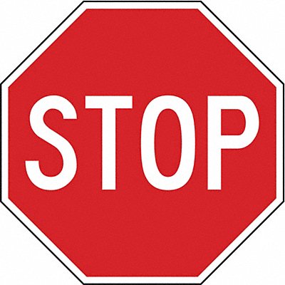 D9768 Traffic Sign 30 H 30 W Aluminum