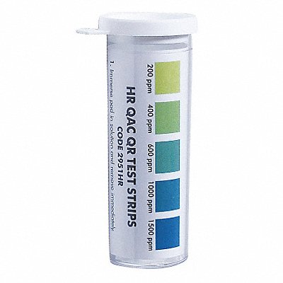 Test Strip QAC 200 to 1500 PPM PK50