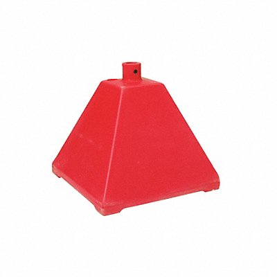 Sign Base HDPE Red