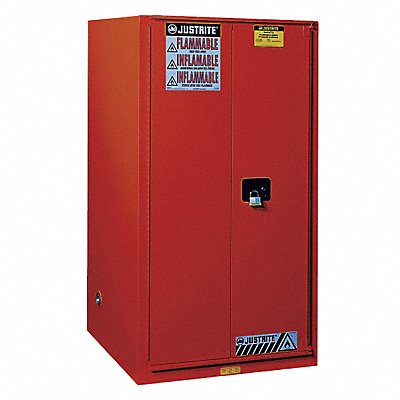 E4577 Paints and Inks Cabinet 60 Gal. Red